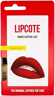 Lipcote Original Lipstick Sealer Long Lasting Lipstick Transparent Sealer 7ml UK • £5.59