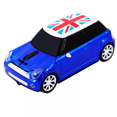 2.4Ghz USB Mini Cooper Car Wireless Mouse Gaming PC Laptop Mac Mice UK Flag On • $13.76