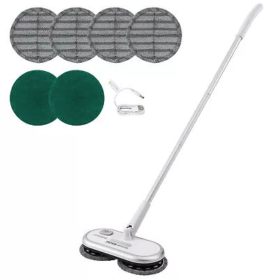 VEVOR Cordless Electric Mop Electric Spin Mop With LED Headlight And Water Spray • $48.99