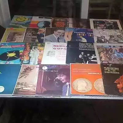 20 Vintage Vinyl Records 33 RPM Rockr And Bsoulsoundtracks Lot #22 • $26.05