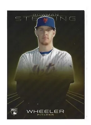 ZACK WHEELER  2013 Bowman Sterling #34  GOLD REFRACTOR RC  39/50  Phillies • $12.95