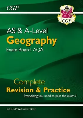 CGP Books AS And A-Level Geography: AQA Comple (Mixed Media Product) (US IMPORT) • £35.75