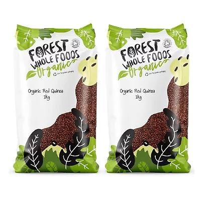 £19.21 • Buy Organic Red Quinoa 2kg -Forest Whole Foods