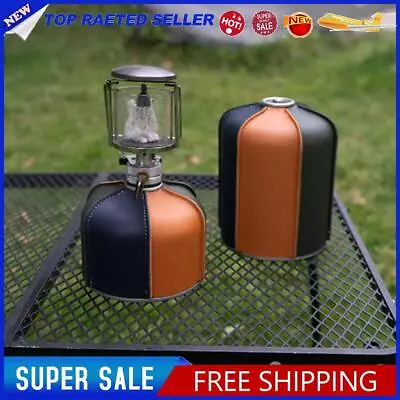 230g/450g Camping Gas Tank Case PU Leather Vintage Gas Heater Case Decoration • $11.32