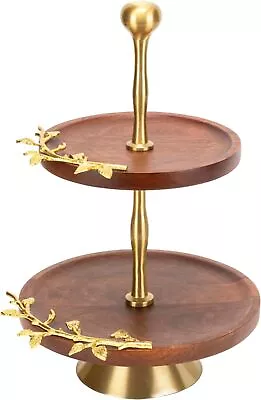 2-Tiered Tray Stand - Dessert Cupcake Stand For Food Display • $42.36