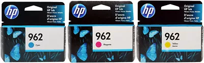 HP 962 Combo 3-pack Ink Cartridge New Genuine (CMY) • $17.99