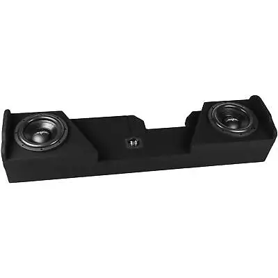 New Dual 10  1600w Max Loaded Sub Box Fits 2014-2018 Chevy Silverado Double Cab • $314.49