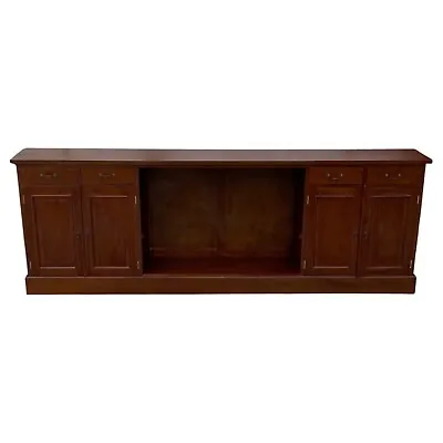 Back Bar Antique Style Ten Foot Length Solid Mahogany Wood Or Front • $7694.50