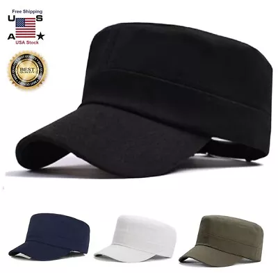 Adjustable BDU Fitted Army Cadet Military Cap Hat Patrol Castro Combat Hunting • $8.36