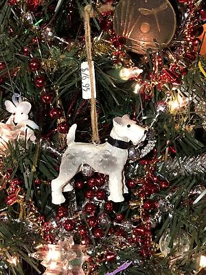 GIANT Or MINIATURE SCHNAUZER Terrier Christmas Ornament~Adorable & So Smart! • $14.99