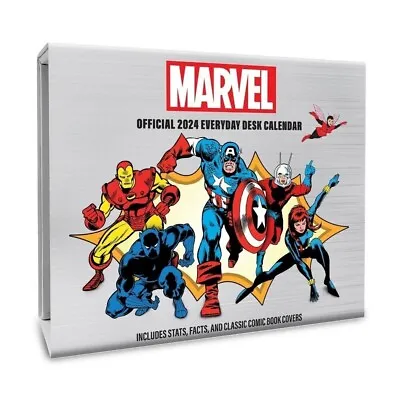 Official MARVEL COMICS Page A Day Desk Calendar Boxed Brand New F153 • £11.98