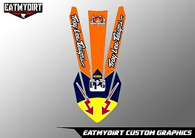 For Ktm 2016-2018 125-450 Sx-f Full Front Fender Graphic Stickers Decals Mx • $23.58