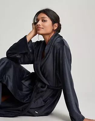 £31.95 • Buy Joules Womens Sara Longline Dressing Gown - Blue