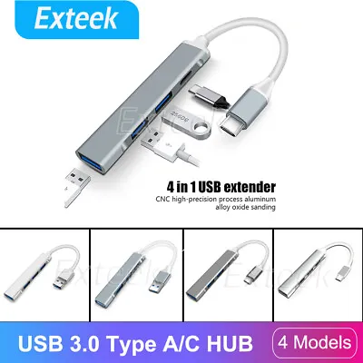 Type-C USB C HUB 4 In 1 USB3.0 2.0 Multi Splitter OTG Docking Station For Laptop • $6.79