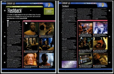 £1.49 • Buy Flashback - Voyager - Star Trek Fact File Page