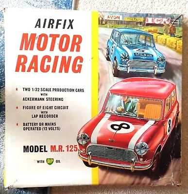 Airfix MR125 1/32 Scale Vintage Slot Car Motor Racing Set • $200