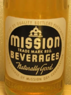 MISSION BEVERAGE Bottle - Missoula Montana - Unopened Bottle W/ Perfect Cap • $5