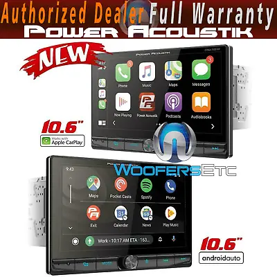 Poweracoustik Cpaa-70d10f 10.6  Dvd Apple Car Play Android Auto Bluetooth Radio • $189.99