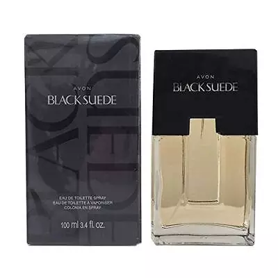 Avon Black Suede For Men Eau De Toilette Spray - 3.4 Ounce • $13.94