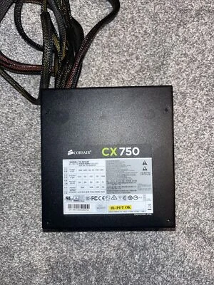 Corsair Cx750 Power Supply - PSU No Box • £11.50