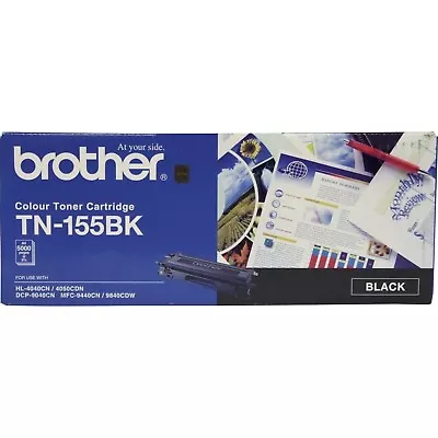 Brother Original TN-155BK BLACK Toner For 9440CN 9450CDN 9840CDW 9040CN 5K Pages • $23.50