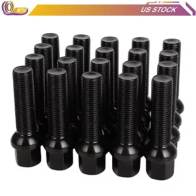 20Pc 45mm Shank 14x1.5 Wheel Lug Bolts Nuts For Volkswagen Beetle GTI Volvo Audi • $33.92