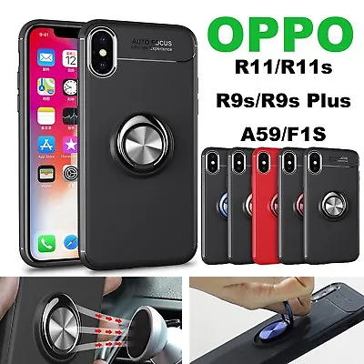 $10.99 • Buy OPPO Reno A52 A91 A9 AX7 AX5 A3s 73 57 F1s R17 15 11 Hybrid Case Magnetic Stand