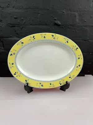 £15.99 • Buy Royal Doulton Blueberry Oval Serving Platter Steak Dinner Plate 31.5 Cm X 23 Cm