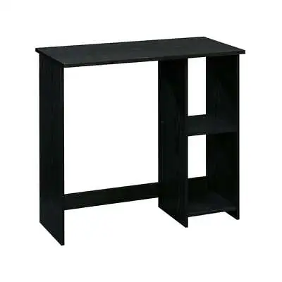 Small Space Writing Desk With 2 Shelves True Black Oak Finish • $29.19