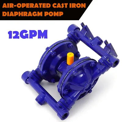 Air Diaphragm Pump Waste Oil Pump Double Diaphragm Transfer Pump12GPM Heavy Duty • $81.70