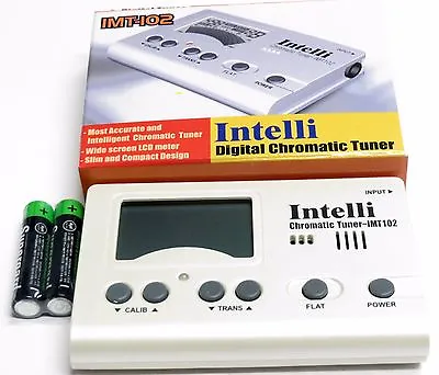 Intelli IMT-102 Chromatic Digital Tuner Guitar Banjo Mandolin Ukulele • £14.99