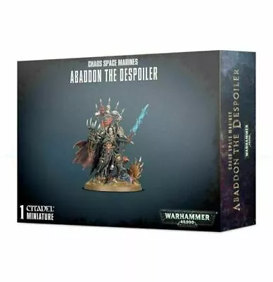 Games Workshop Warhammer 40K Chaos Space Marines Abaddon The Despoiler - GW4360 • $60