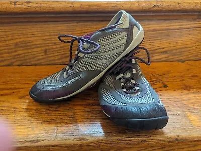Merrell Pace Glove Shoes Womens Sz 10 Gray Purple Barefoot Running • $27