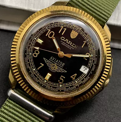 Men's Russian Wrist Watch Cardi Aviator Mechanical USSR Military Air Force • $88