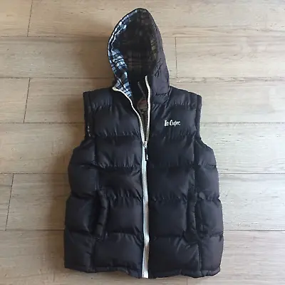 £22.39 • Buy Lee Cooper Mens Gilet Size Small Black Full Zip Body Warmer Puffer Jacket