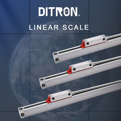 High Accuracy 0.1um/1um Linear Glass Scale Encoder DRO 2Aix 3Aixs CNC Mill Lathe • $175.99