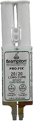 Brampton Epoxy PRO-FIX 20/20 Long Cure - Golf Club Repair .85 Oz Cartridge • $15.50