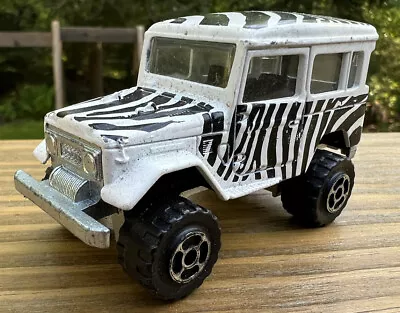 Majorette Brand Toyota 4x4 Land Cruiser #277 Zebra Made In France Die-Cast Metal • $14.99