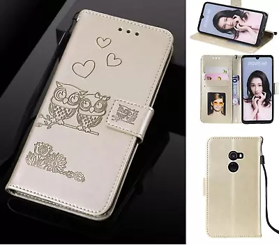 Xiaomi Mi Mix 2 Wallet Case Embossed Pu Leather Twin Owl • $7.50