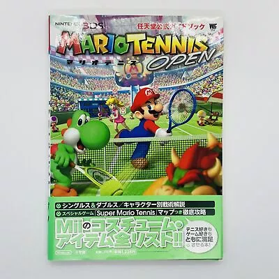 Mario Tennis Open 2012 Nintendo Official Guide Book 3DS CAMELOT • $50.63