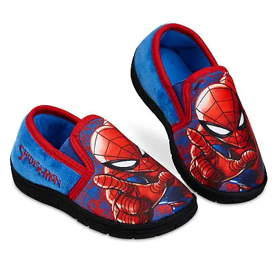 Spiderman Boys Slippers Official Marvel Avengers Merchandise Gifts For Kids • £13.49
