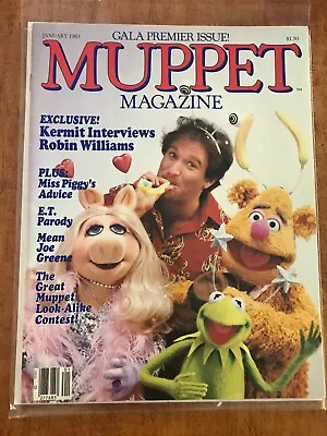 Muppet Magazine #1 1983 Robin Williams Mattel Toy Wish List Hot Wheels Motu • $37.75