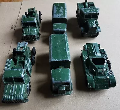 Six Matchbox Military Vehicles • £2