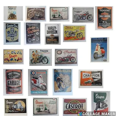 £4.95 • Buy Retro Metal Signs 300mmx200mm  A4 SIZE 12  X 8 