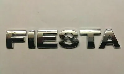 £117.99 • Buy Chrome 3D Car Letters Self-adhesive Badge Emblem Sticker Spelling FIESTA