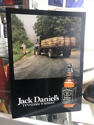 Jack Daniel’s Tennessee Whiskey Genuine Cardboard Poster Sign • $60