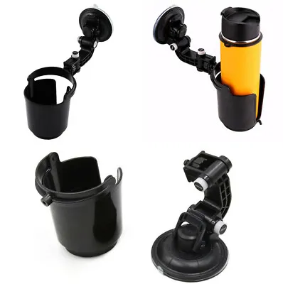 Car SUV Windshield Suction Cup Holder Drink Beverage Mount Bracket Adjustable • $18.89