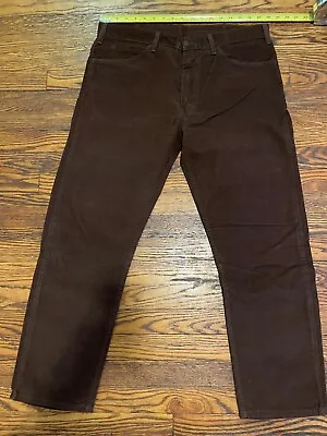 Levi's Vintage Clothing LVC 1970'S Corduroy Pants Brown Size 36x28 • $49.99