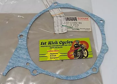 Nos Yamaha  2 Crankcase Cover Gaskets  Dt-it-mx-yz250-360  363-15451-00 Oem • $12.99