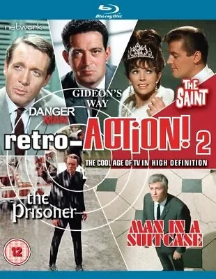 Retro Action Vol 2 Blu Ray Network Prisoner Saint Danger Man In A Suitcase • £4.99